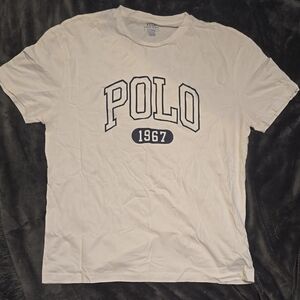 Polo by Ralph Lauren White Tee with Black Print